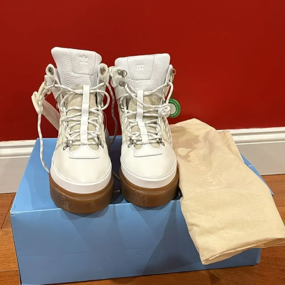 NWT Adidas x IVY Park High Top Platform Sneaker Icy Park Beyonce White 9.5‎